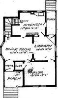 Picture 132 of 477 from Lumberman's house plan book : being a collection of one hundred absolutely new and attractive plans never before published, together with a selection of one hundred of our most popular houses published heretofore ... : 200 house plans (1907), leaf 70