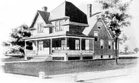 Picture 138 of 477 from Lumberman's house plan book : being a collection of one hundred absolutely new and attractive plans never before published, together with a selection of one hundred of our most popular houses published heretofore ... : 200 house plans (1907), leaf 73