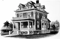 Picture 143 of 477 from Lumberman's house plan book : being a collection of one hundred absolutely new and attractive plans never before published, together with a selection of one hundred of our most popular houses published heretofore ... : 200 house plans (1907), leaf 75