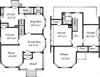 Picture 160 of 477 from Lumberman's house plan book : being a collection of one hundred absolutely new and attractive plans never before published, together with a selection of one hundred of our most popular houses published heretofore ... : 200 house plans (1907), leaf 81