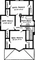 Picture 175 of 477 from Lumberman's house plan book : being a collection of one hundred absolutely new and attractive plans never before published, together with a selection of one hundred of our most popular houses published heretofore ... : 200 house plans (1907), leaf 88