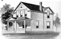 Picture 176 of 477 from Lumberman's house plan book : being a collection of one hundred absolutely new and attractive plans never before published, together with a selection of one hundred of our most popular houses published heretofore ... : 200 house plans (1907), leaf 89