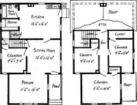 Picture 181 of 477 from Lumberman's house plan book : being a collection of one hundred absolutely new and attractive plans never before published, together with a selection of one hundred of our most popular houses published heretofore ... : 200 house plans (1907), leaf 91
