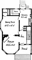 Picture 187 of 477 from Lumberman's house plan book : being a collection of one hundred absolutely new and attractive plans never before published, together with a selection of one hundred of our most popular houses published heretofore ... : 200 house plans (1907), leaf 94