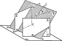 An illustration from Descriptive geometry (1921)