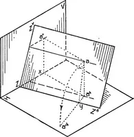An illustration from Descriptive geometry (1921)