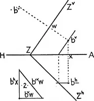 An illustration from Descriptive geometry (1921)