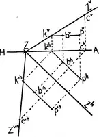 An illustration from Descriptive geometry (1921)
