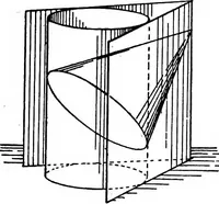 An illustration from Descriptive geometry (1921)