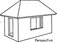 An illustration from Descriptive geometry (1921)