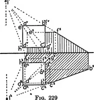 An illustration from Descriptive geometry (1921)