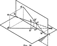 An illustration from Descriptive geometry (1921)