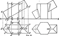 An illustration from Descriptive geometry (1921)
