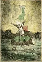 An illustration from Religious emblems : being a series of emblematic engravings, with written explanations, miscellaneous observations and religious reflections, designed to illustrate divine truth in accordance with the cardinal principles of Christianity (1860)