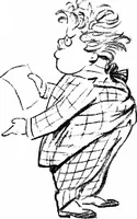 An illustration from Confessions of a caricaturist (1917)