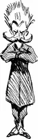 An illustration from Confessions of a caricaturist (1917)