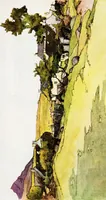 An illustration from The development of British landscape painting in water-colours (1918)