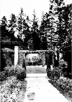 An illustration from The livable house, its garden (1917)