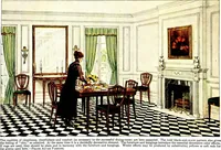 An illustration from The art of home furnishing and decoration (1918)