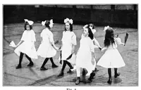 An illustration from Folk-dances and singing games; Dances of the people (1909)