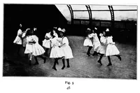 An illustration from Folk-dances and singing games; Dances of the people (1909)