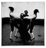 An illustration from Folk-dances and singing games; Dances of the people (1909)