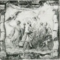 An illustration from A descriptive catalogue of the pictures in the Fitzwilliam museum, comp. largely from materials supplied by Sidney Colvin .. (1902)