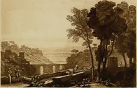 An illustration from A catalogue of the collection of prints from the Liber studiorum of Joseph Mallord William Turner, formed by the late Francis Bullard, of Boston, Massachusetts, and bequeathed by him to the Museum of fine arts in Boston (1916)
