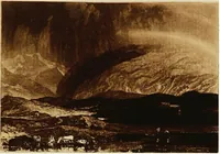 An illustration from A catalogue of the collection of prints from the Liber studiorum of Joseph Mallord William Turner, formed by the late Francis Bullard, of Boston, Massachusetts, and bequeathed by him to the Museum of fine arts in Boston (1916)
