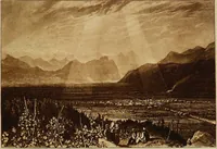 An illustration from A catalogue of the collection of prints from the Liber studiorum of Joseph Mallord William Turner, formed by the late Francis Bullard, of Boston, Massachusetts, and bequeathed by him to the Museum of fine arts in Boston (1916)