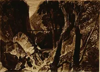 An illustration from A catalogue of the collection of prints from the Liber studiorum of Joseph Mallord William Turner, formed by the late Francis Bullard, of Boston, Massachusetts, and bequeathed by him to the Museum of fine arts in Boston (1916)