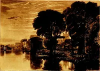 An illustration from A catalogue of the collection of prints from the Liber studiorum of Joseph Mallord William Turner, formed by the late Francis Bullard, of Boston, Massachusetts, and bequeathed by him to the Museum of fine arts in Boston (1916)