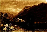 An illustration from A catalogue of the collection of prints from the Liber studiorum of Joseph Mallord William Turner, formed by the late Francis Bullard, of Boston, Massachusetts, and bequeathed by him to the Museum of fine arts in Boston (1916)
