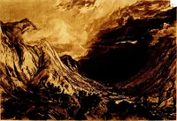 An illustration from A catalogue of the collection of prints from the Liber studiorum of Joseph Mallord William Turner, formed by the late Francis Bullard, of Boston, Massachusetts, and bequeathed by him to the Museum of fine arts in Boston (1916)