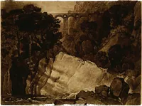 An illustration from A catalogue of the collection of prints from the Liber studiorum of Joseph Mallord William Turner, formed by the late Francis Bullard, of Boston, Massachusetts, and bequeathed by him to the Museum of fine arts in Boston (1916)