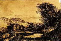 An illustration from A catalogue of the collection of prints from the Liber studiorum of Joseph Mallord William Turner, formed by the late Francis Bullard, of Boston, Massachusetts, and bequeathed by him to the Museum of fine arts in Boston (1916)