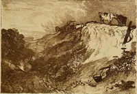 An illustration from A catalogue of the collection of prints from the Liber studiorum of Joseph Mallord William Turner, formed by the late Francis Bullard, of Boston, Massachusetts, and bequeathed by him to the Museum of fine arts in Boston (1916)