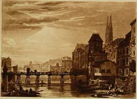 An illustration from A catalogue of the collection of prints from the Liber studiorum of Joseph Mallord William Turner, formed by the late Francis Bullard, of Boston, Massachusetts, and bequeathed by him to the Museum of fine arts in Boston (1916)