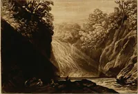An illustration from A catalogue of the collection of prints from the Liber studiorum of Joseph Mallord William Turner, formed by the late Francis Bullard, of Boston, Massachusetts, and bequeathed by him to the Museum of fine arts in Boston (1916)