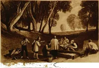 An illustration from A catalogue of the collection of prints from the Liber studiorum of Joseph Mallord William Turner, formed by the late Francis Bullard, of Boston, Massachusetts, and bequeathed by him to the Museum of fine arts in Boston (1916)