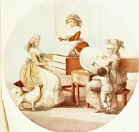 An illustration from Old English colour prints; (1909)