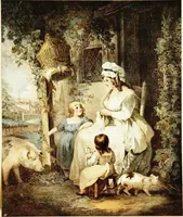Picture 14 of 40 from Old English colour prints; (1909), leaf 74
