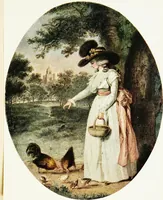 An illustration from Old English colour prints; (1909)
