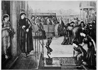 An illustration from Lives and legends of the great hermits and fathers of the church, with other contemporary saints (1902)