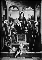An illustration from Lives and legends of the great hermits and fathers of the church, with other contemporary saints (1902)