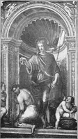 An illustration from Lives and legends of the great hermits and fathers of the church, with other contemporary saints (1902)