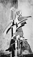 An illustration from The new art; a study of the principles of non-representational art and their application in the work of Lawrence Atkinson (1922)