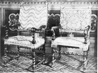 An illustration from Interiors, fireplaces, & fvrnitvre of the Italian renaissance (1916)