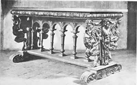 An illustration from Interiors, fireplaces, & fvrnitvre of the Italian renaissance (1916)