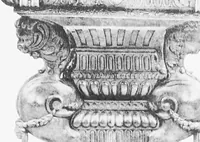 An illustration from Interiors, fireplaces, & fvrnitvre of the Italian renaissance (1916)